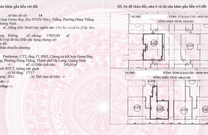 Chính chủ cần Bán gấp giá rẻ - Căn Penthouse, View trực diện biển